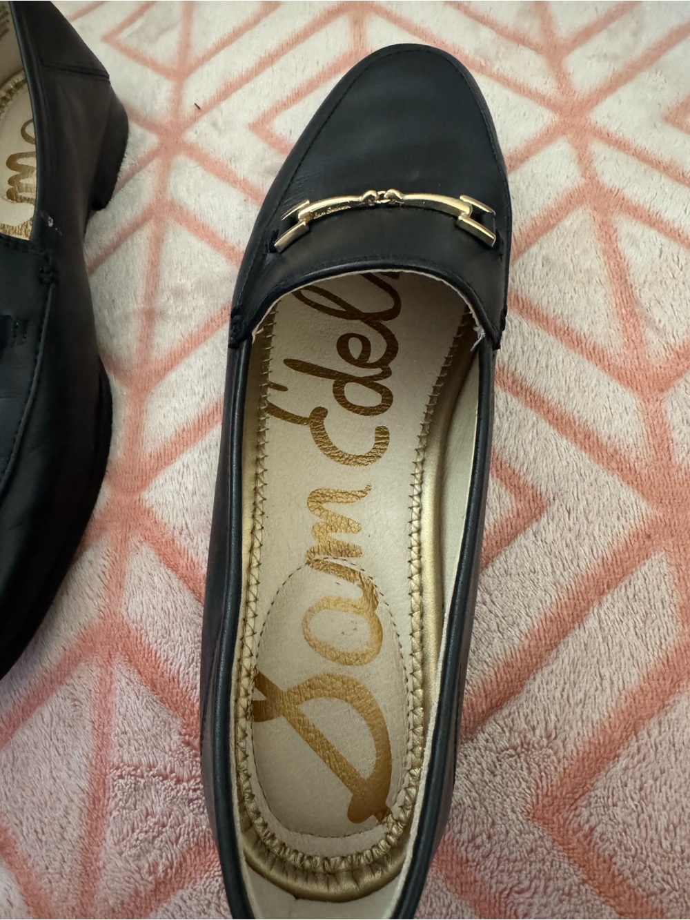 Sam Edelman Women’s Black Leather Bit Loafers - Picture 5 of 7